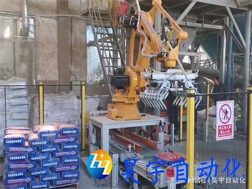 塑料颗粒全自动码垛机器人 提升效率的坐标码垛解决方案
